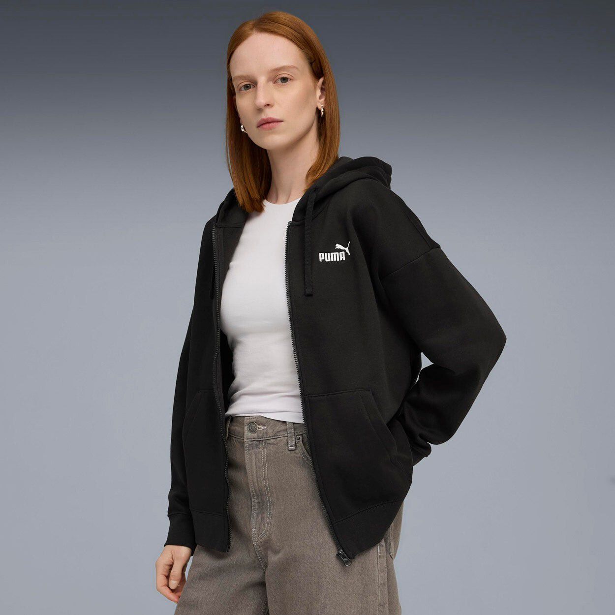 Small Logo Comfort Full Zip H&aelig;ttetr&oslash;je