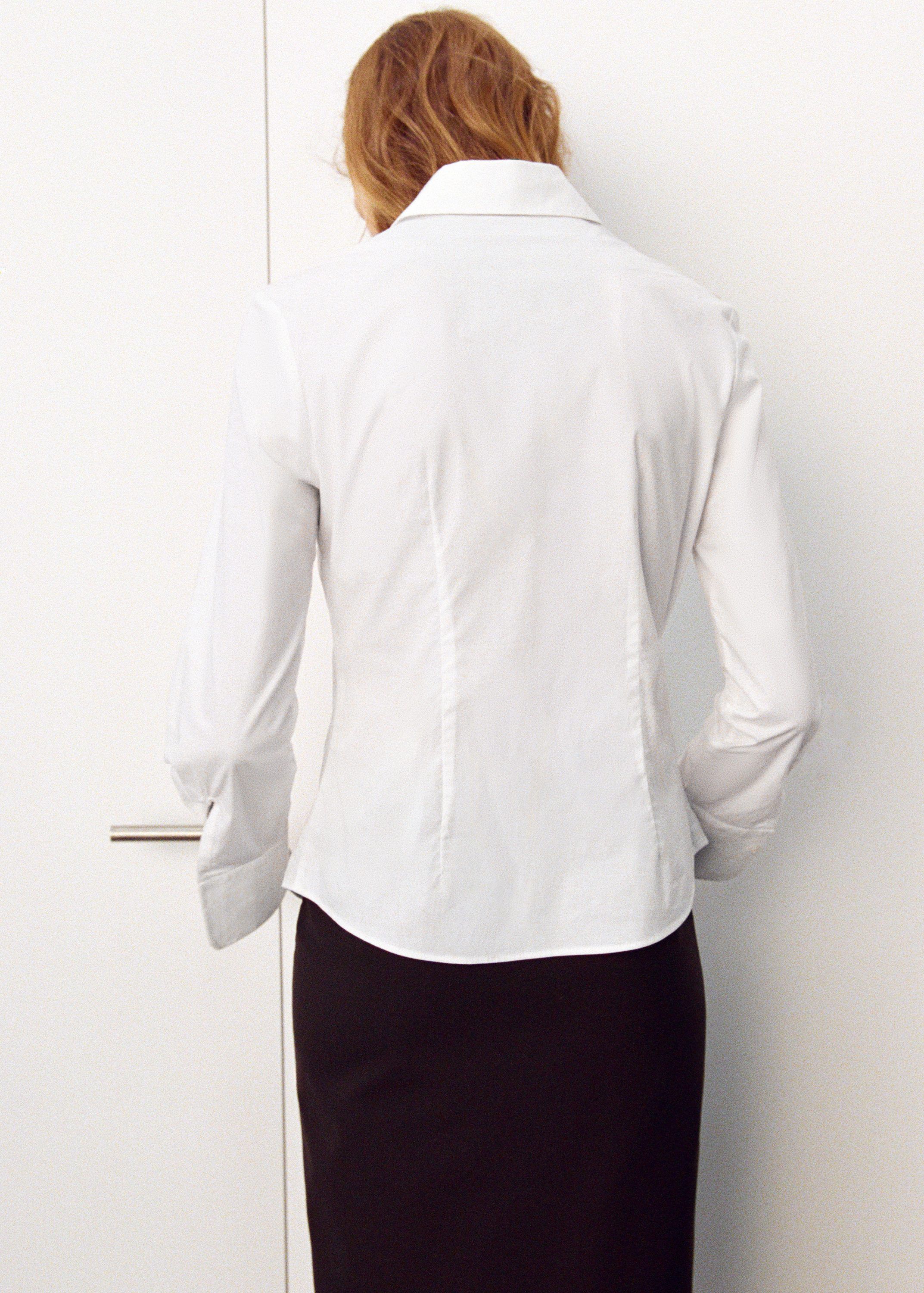 Slim-fit poplin shirt