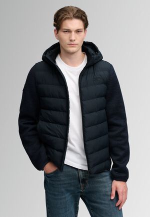 HOODED STORM KNIT HYBRID JKT