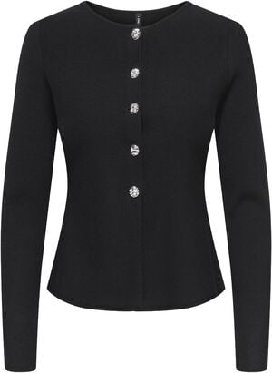 ONLMELLI LS ONECK BUTTON CARDI KNT