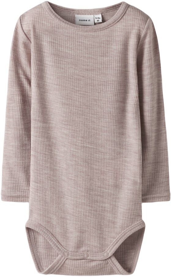 NBNWAX WOOL RIB LS BODY NOOS