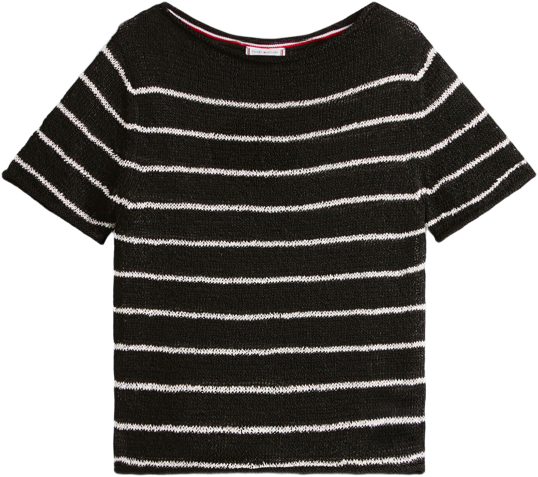 TEXTURED RAYON S/S OPEN-NK SWT