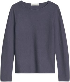 Pullover, longsleeve, boat neck