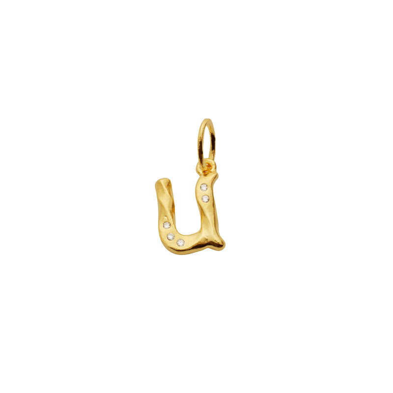 Alphabet Pendant Gold