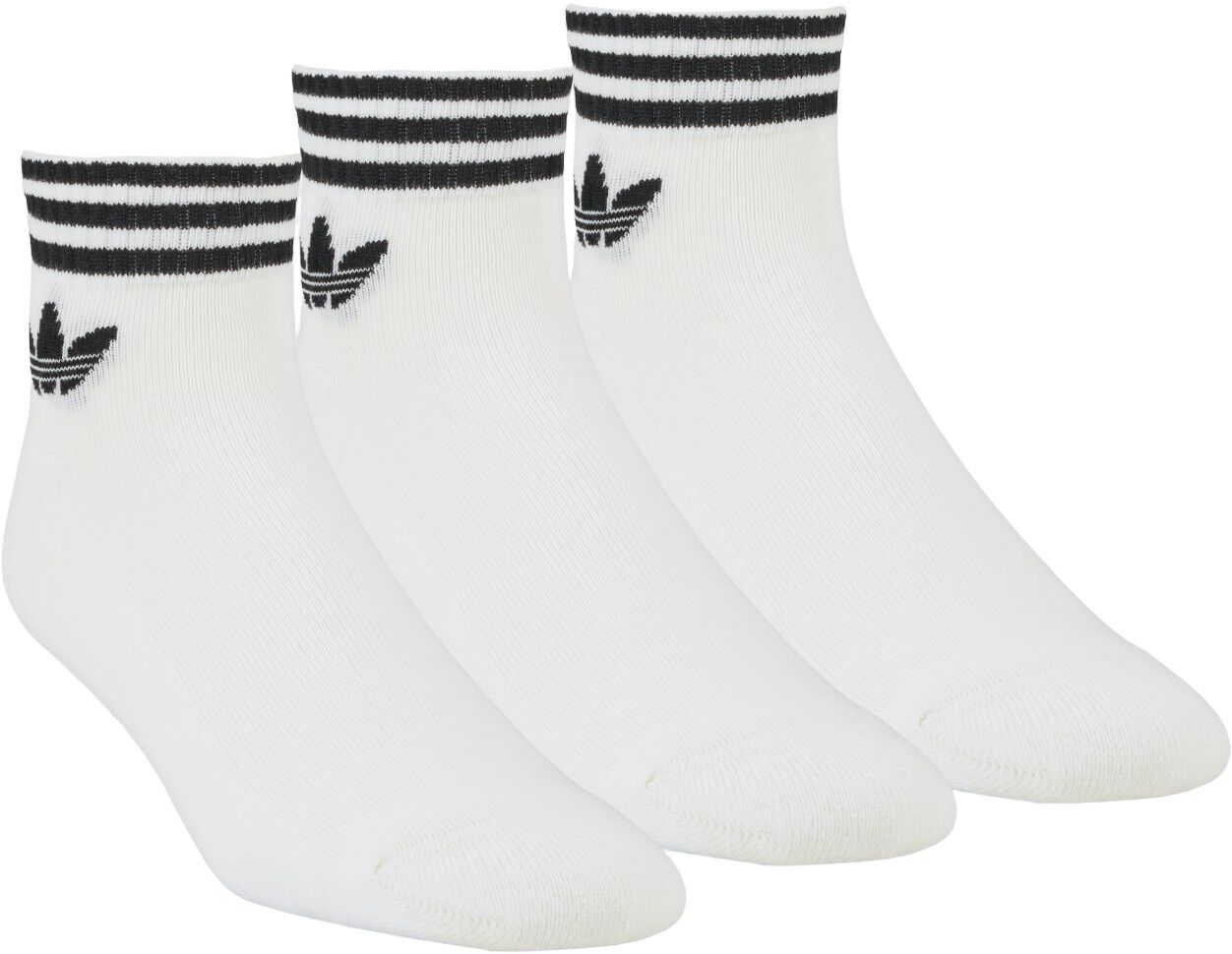 3-Stripes Ankelstr&oslash;mper 3 pak
