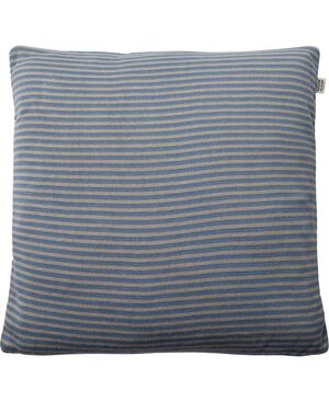 STRIPE/BLÅ-BEIGE, PYNTEPUDE