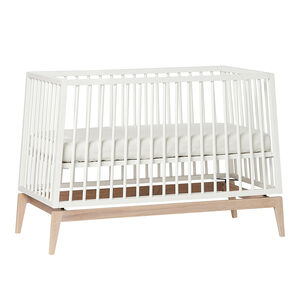 Luna babyseng, 120x60 cm, Hvid/Eg