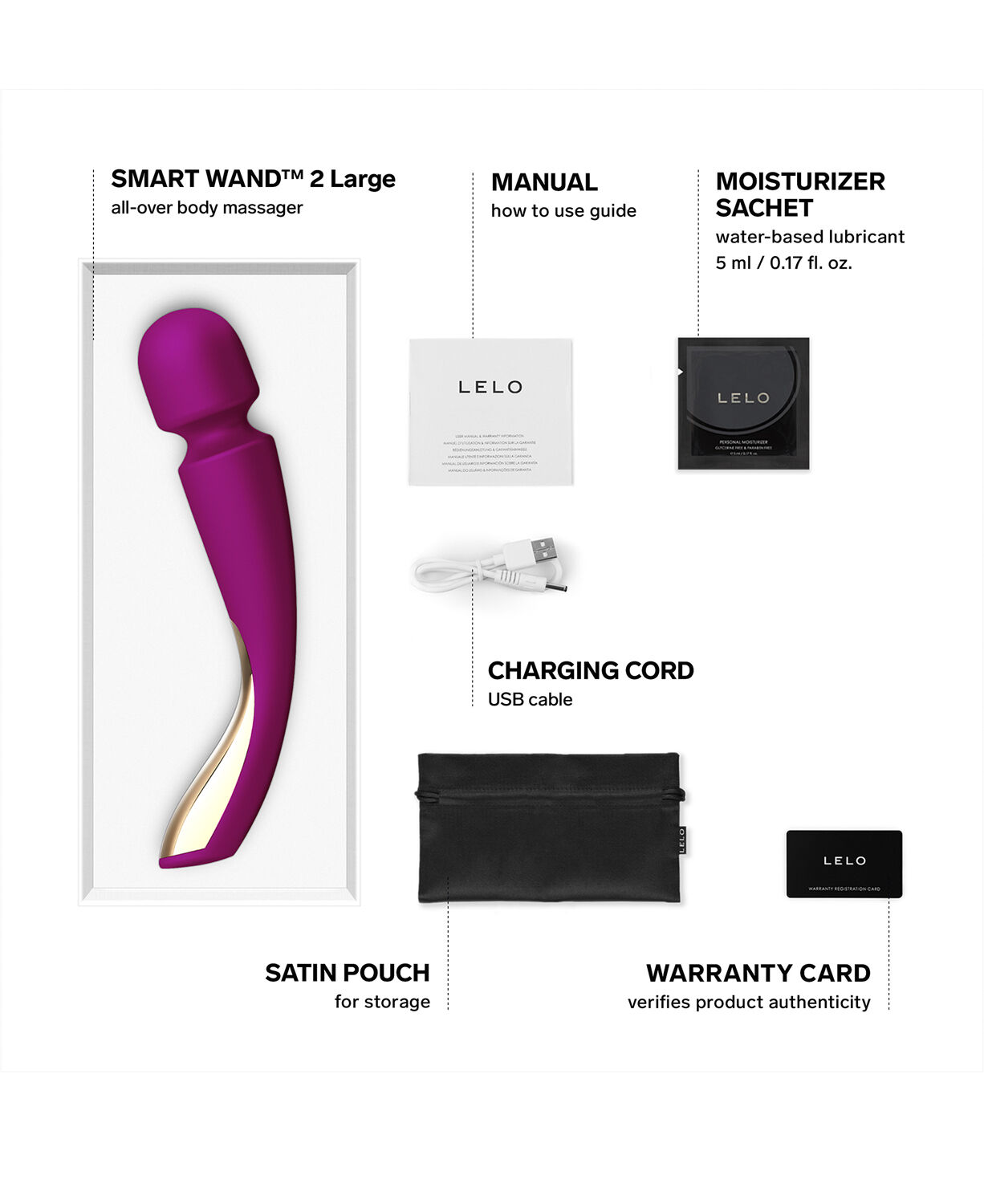 Smart Wand 2 Vibrator - Large