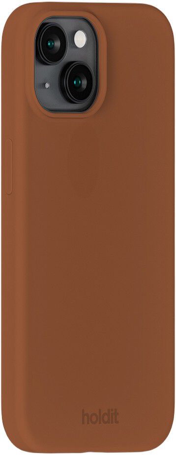 Silicone Case iPhone 14/13 Almond Brown