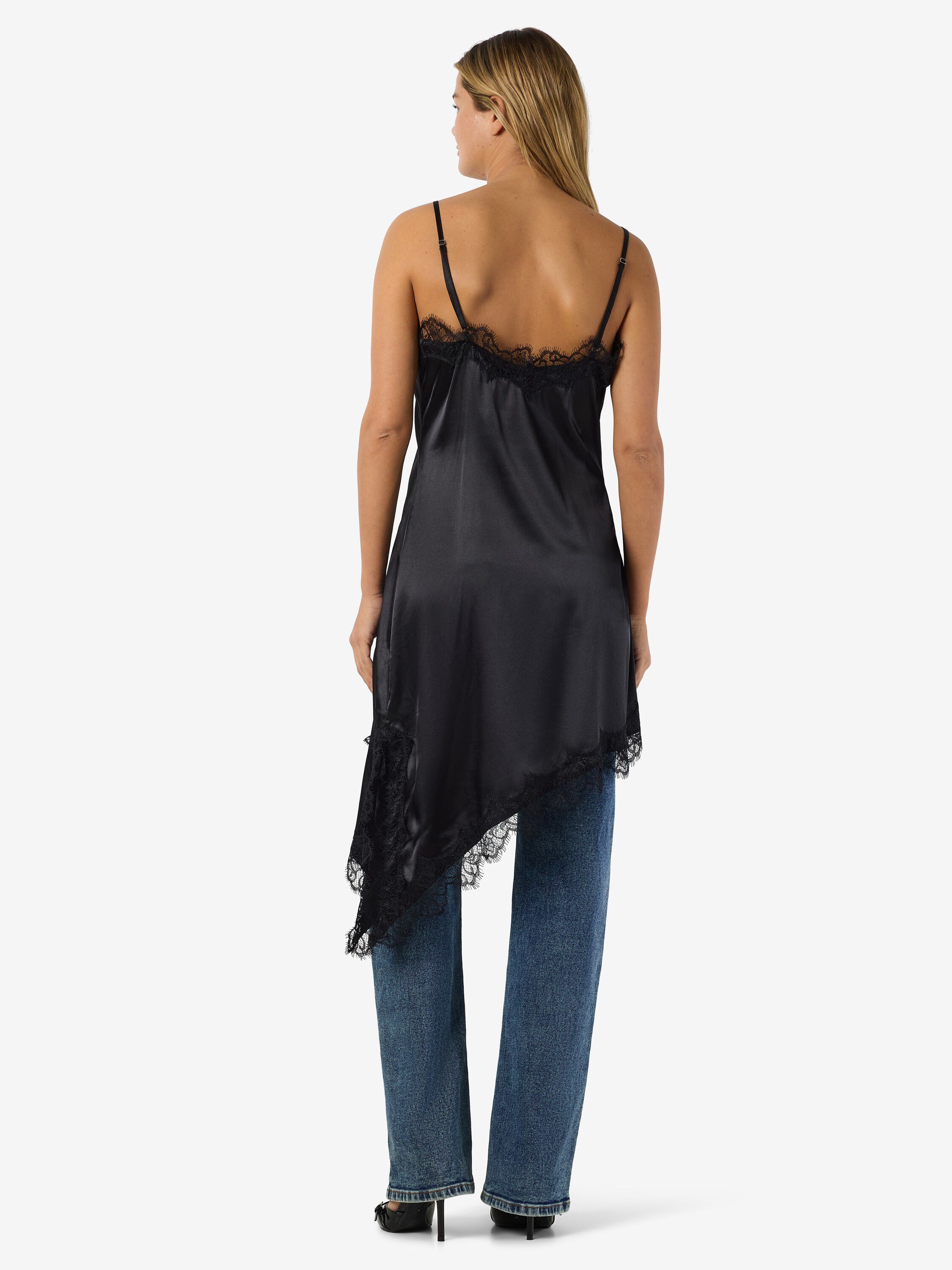 Nmsofie S/L Satin Lace Dress