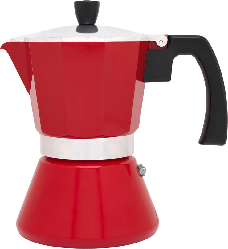 Tivoli espressokande rød 6 kopper H18cm