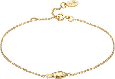 Fish bracelet VERMEIL (925 Sterling silver gold plated 2.5 micron)