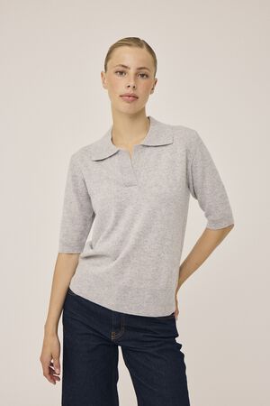 Classic 9 Kortærmede polo strik - 100% Cashmere