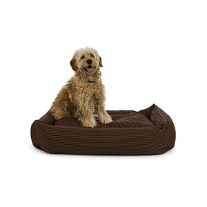 Fossflakes Hundeseng Brown pinstripe