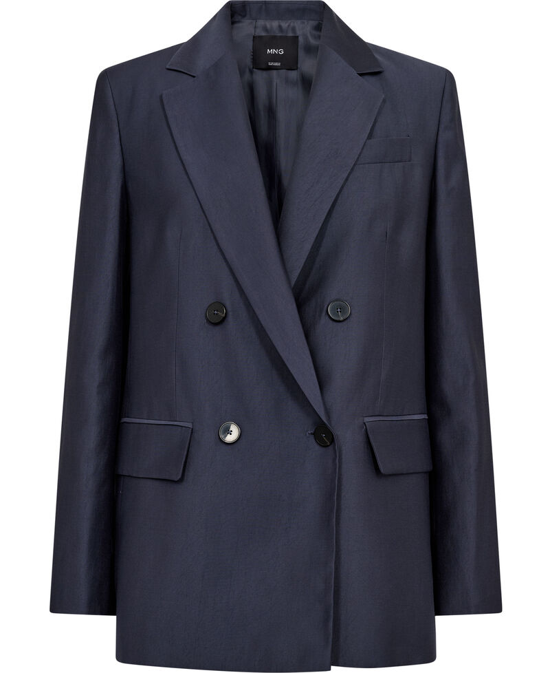 Straight-Fit Lyocell Suit Jacket