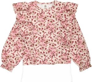 Bouquet Ruffle L/S T