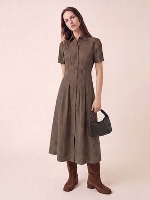 Neo Noir x Magasin - Baia Slim Stripe Dress