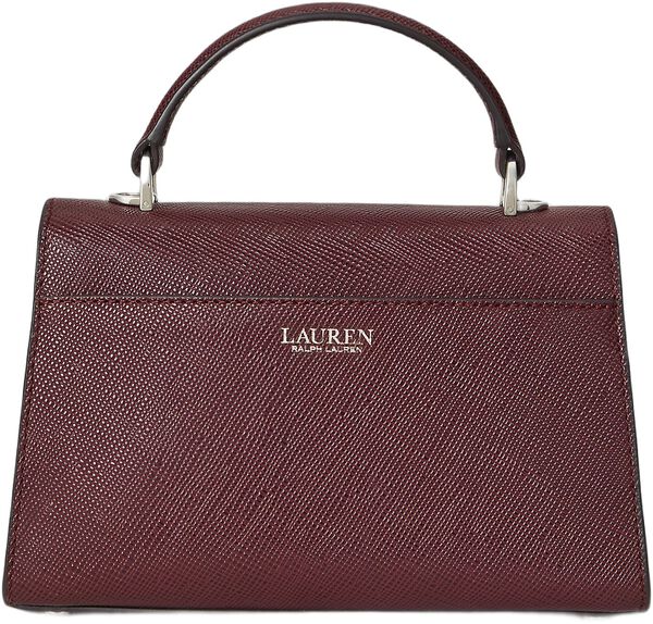 Crosshatch Leather Small Farrah Satchel