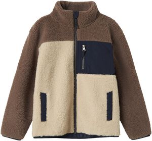 NKMMONICO TEDDY JACKET BLOCK