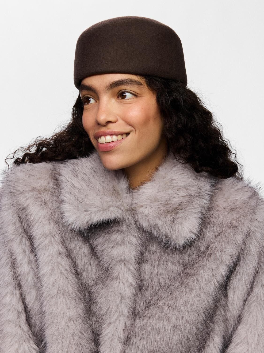 PCVIOLA PILLBOX WOOL HAT BC