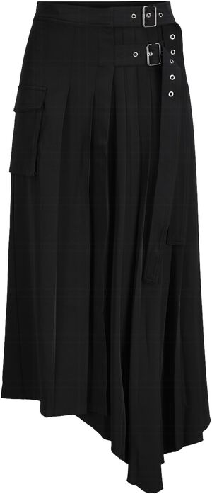 JXLIVA BUCKLE DETAIL SKIRT WVN