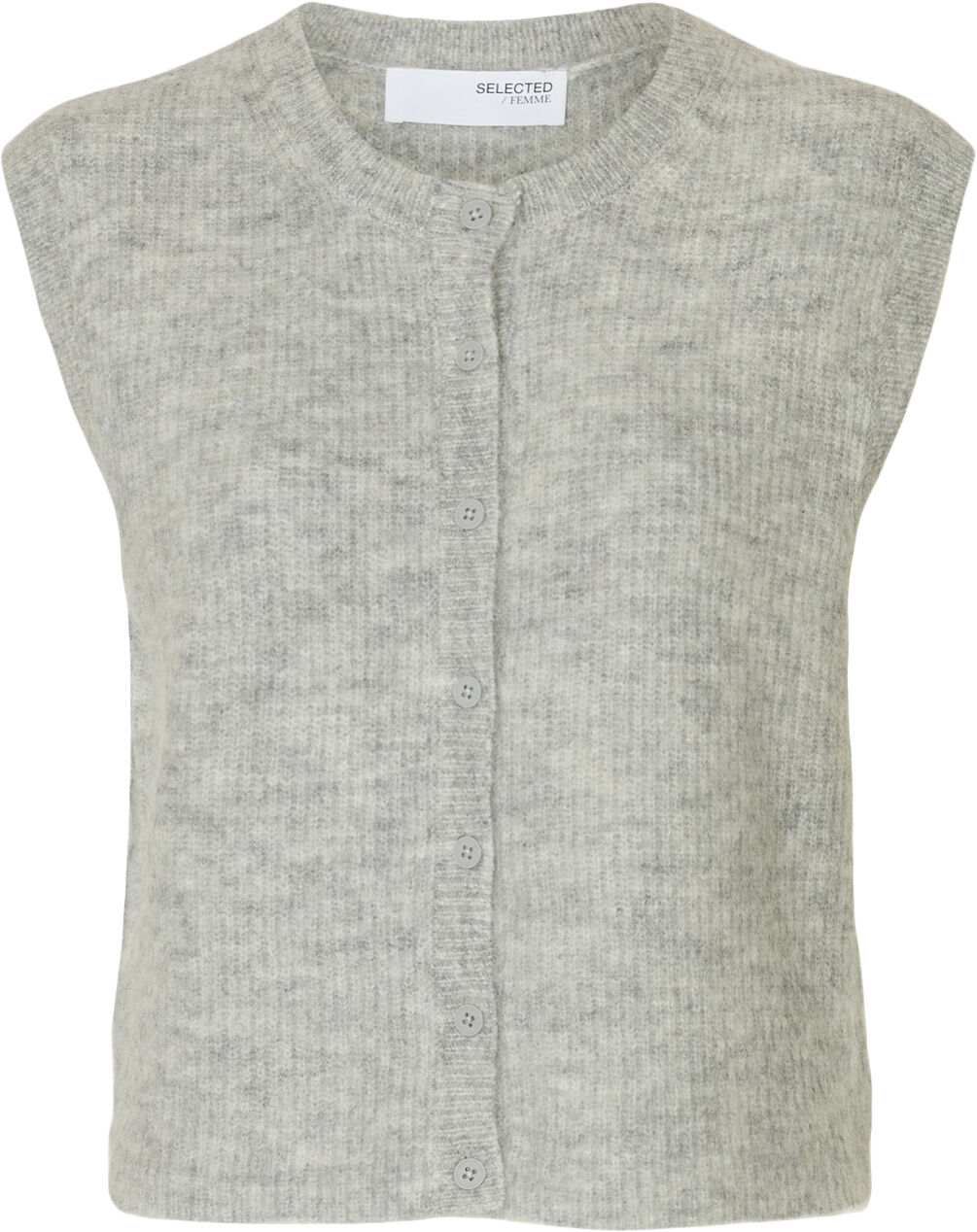 SLFLULU SL BUTTON O-NECK VEST EX