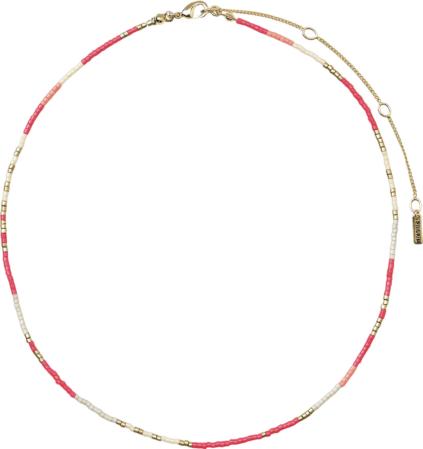 ALISON necklace pink, gold-plated