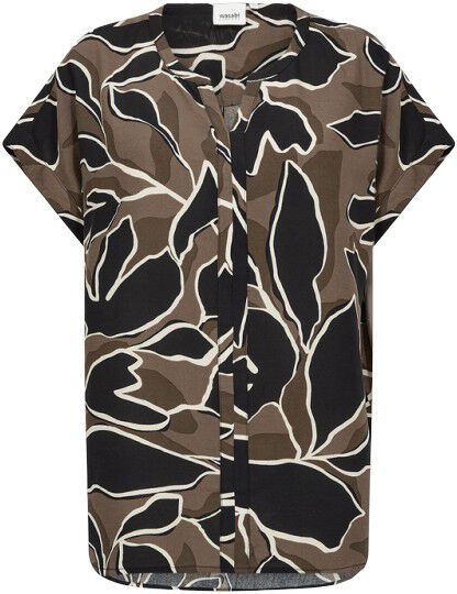 Curvy WA-ATHALIA 1 Bluse M&oslash;rk brun