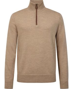 Wool Quarter-Zip Sweater