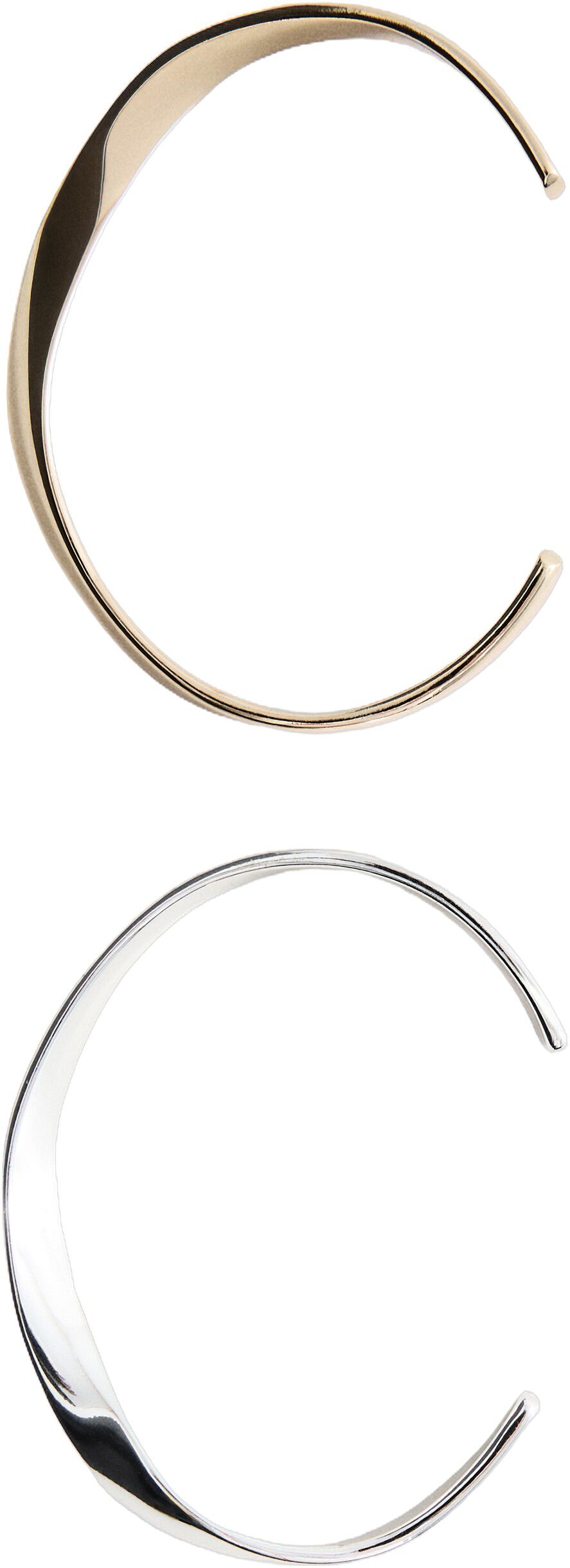 Fine rigid bangle