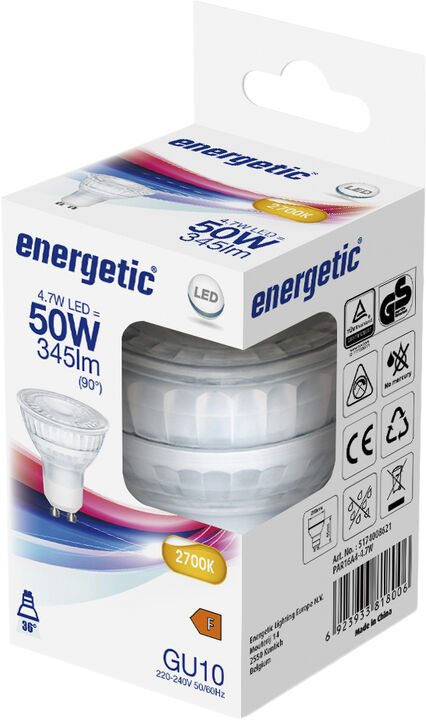 GU10 | PAR16 | 2700 Kelvin | 345 Lumen