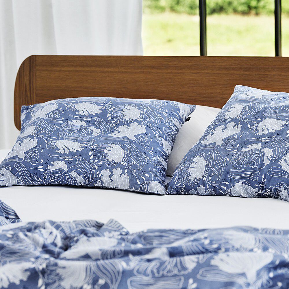 &Oslash;kologisk sengelinned Dugg bl - GOTS