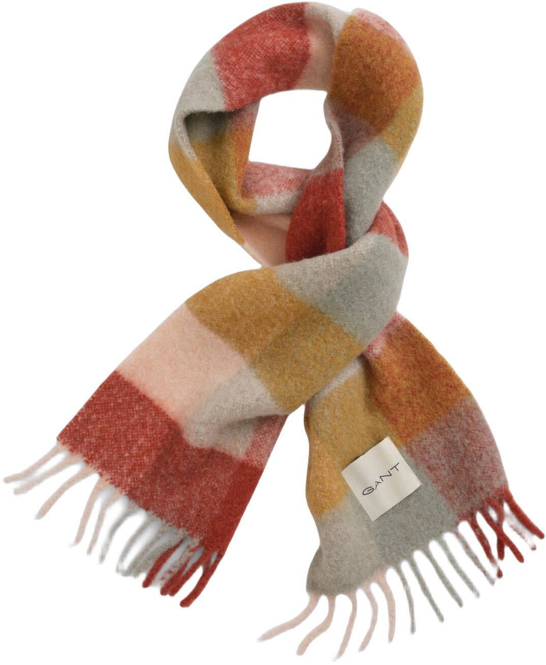 ALPACA WOOL CHECK SCARF