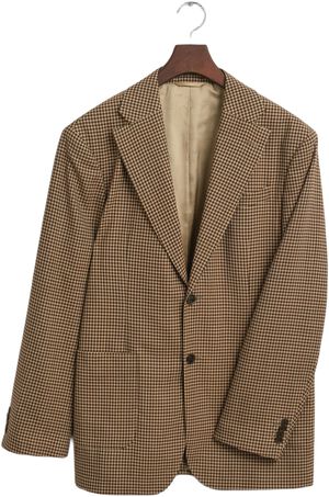 REL GINGHAM CHECK BLAZER