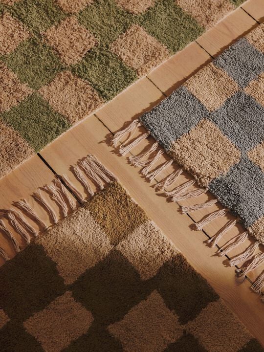 Mara Washable Rug - Elm Green/Warm Sand