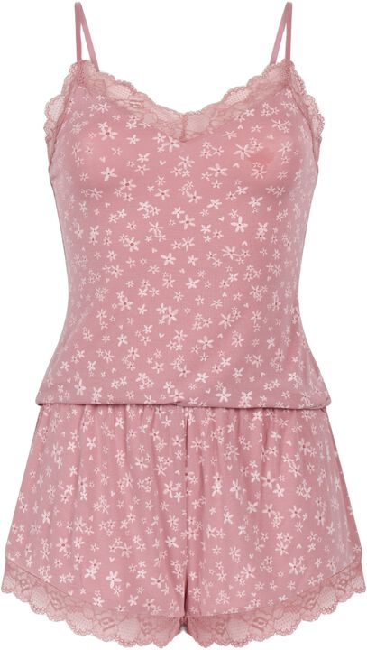 PJ CAMI LACE JERSEY DAISY