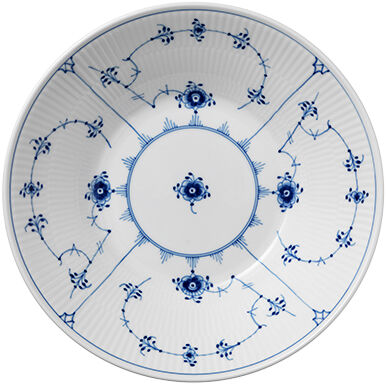 Musselmalet Riflet 24 cm. dyb tallerken