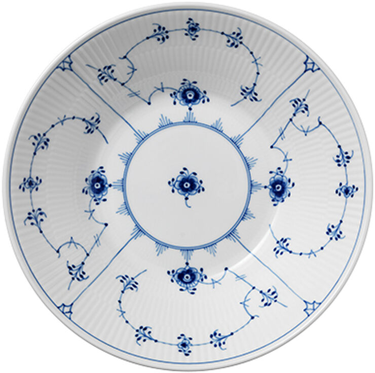 Musselmalet Riflet 23 cm. dyb tallerken