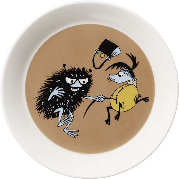 Mumi 19 cm tallerken Stinky i aktion