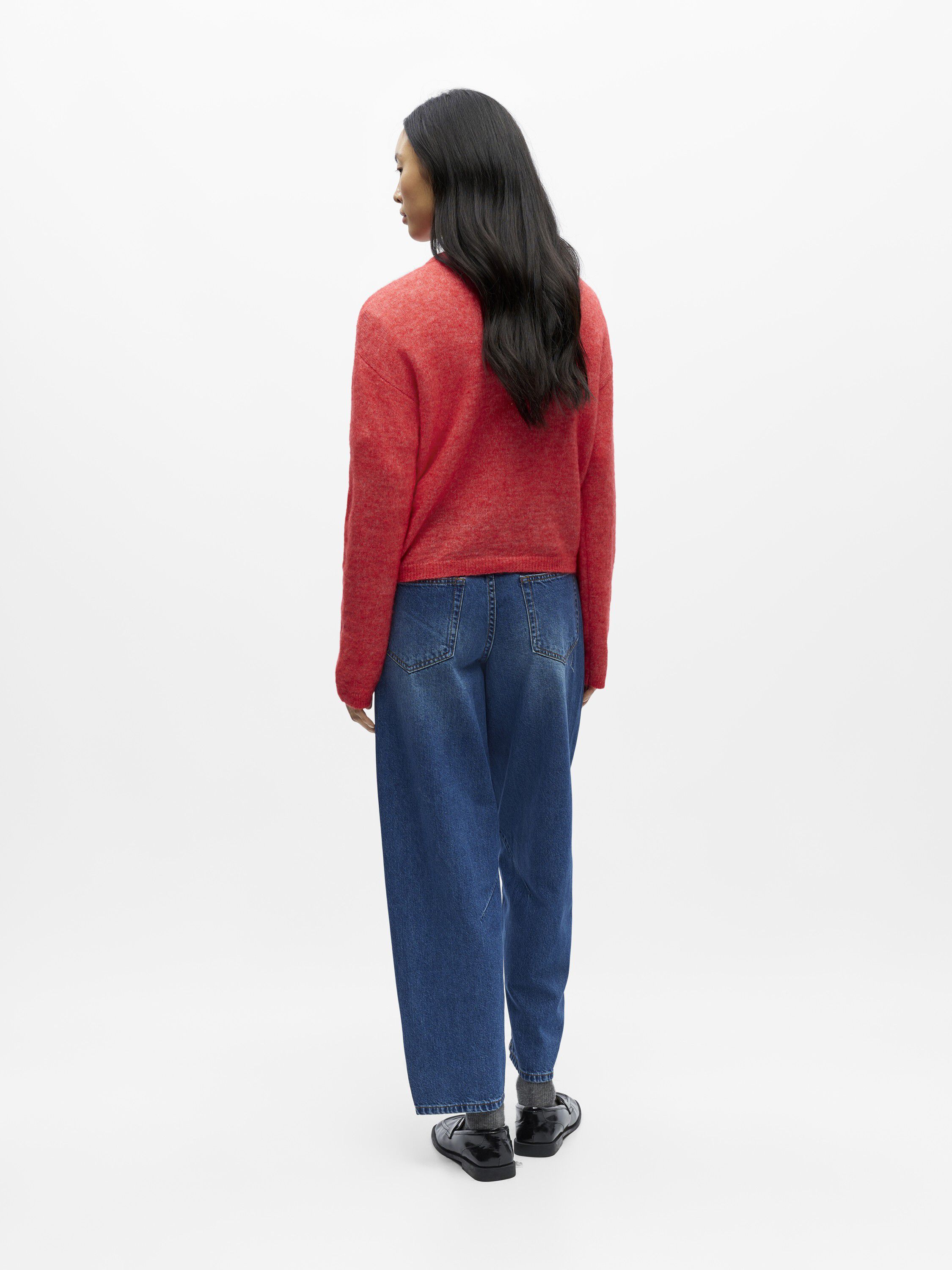 OBJAGATE L/S RE KNIT CARDIGAN NOOS