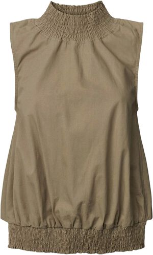 Poplin heavy shirring top - Fiola