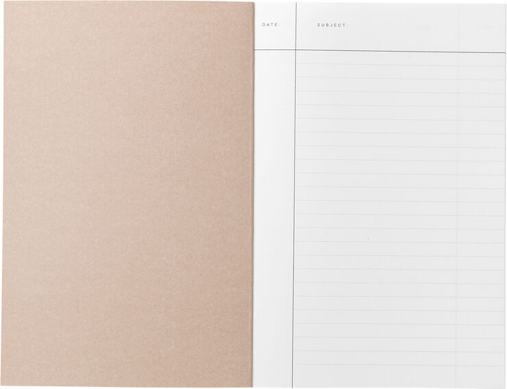 Lille notesbog, røde striber