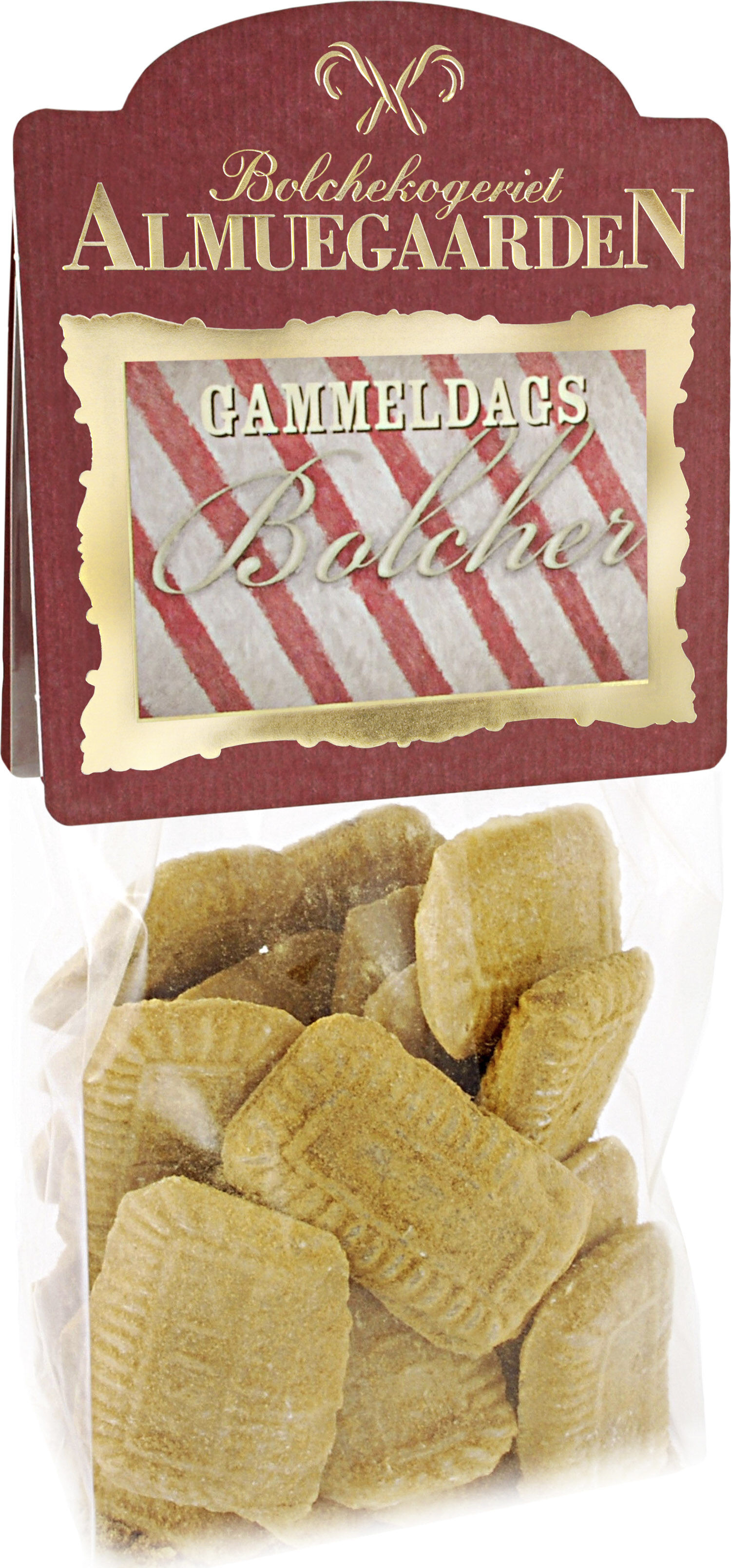 Brystsukker bolcher med smag af ren s&oslash;d lakrids