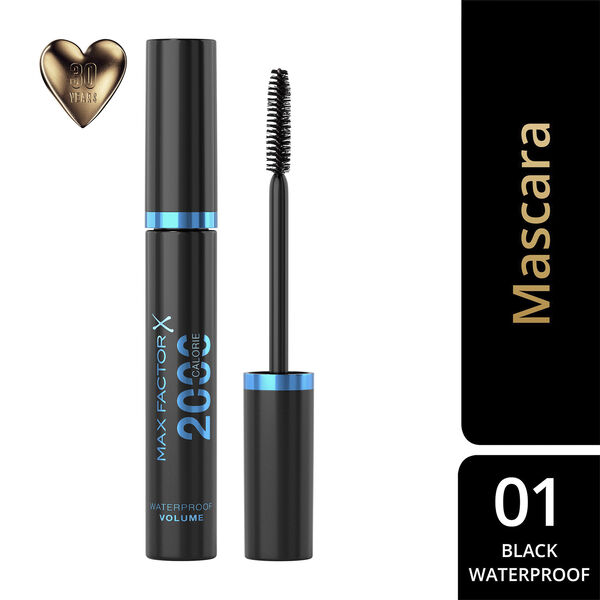 Max Factor 2000 Calorie Waterproof Mascara, 001 Black, 9 ml