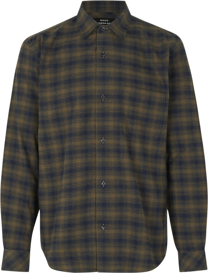 Cotton Flannel Malte Check Shirt