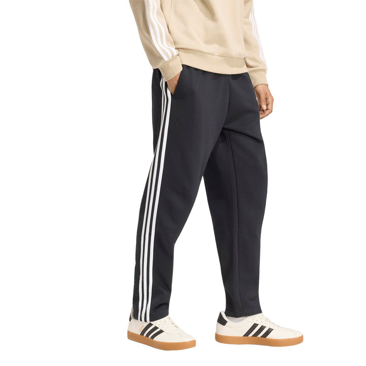 Essentials 3-Stripes Fleece Tapered Bukser