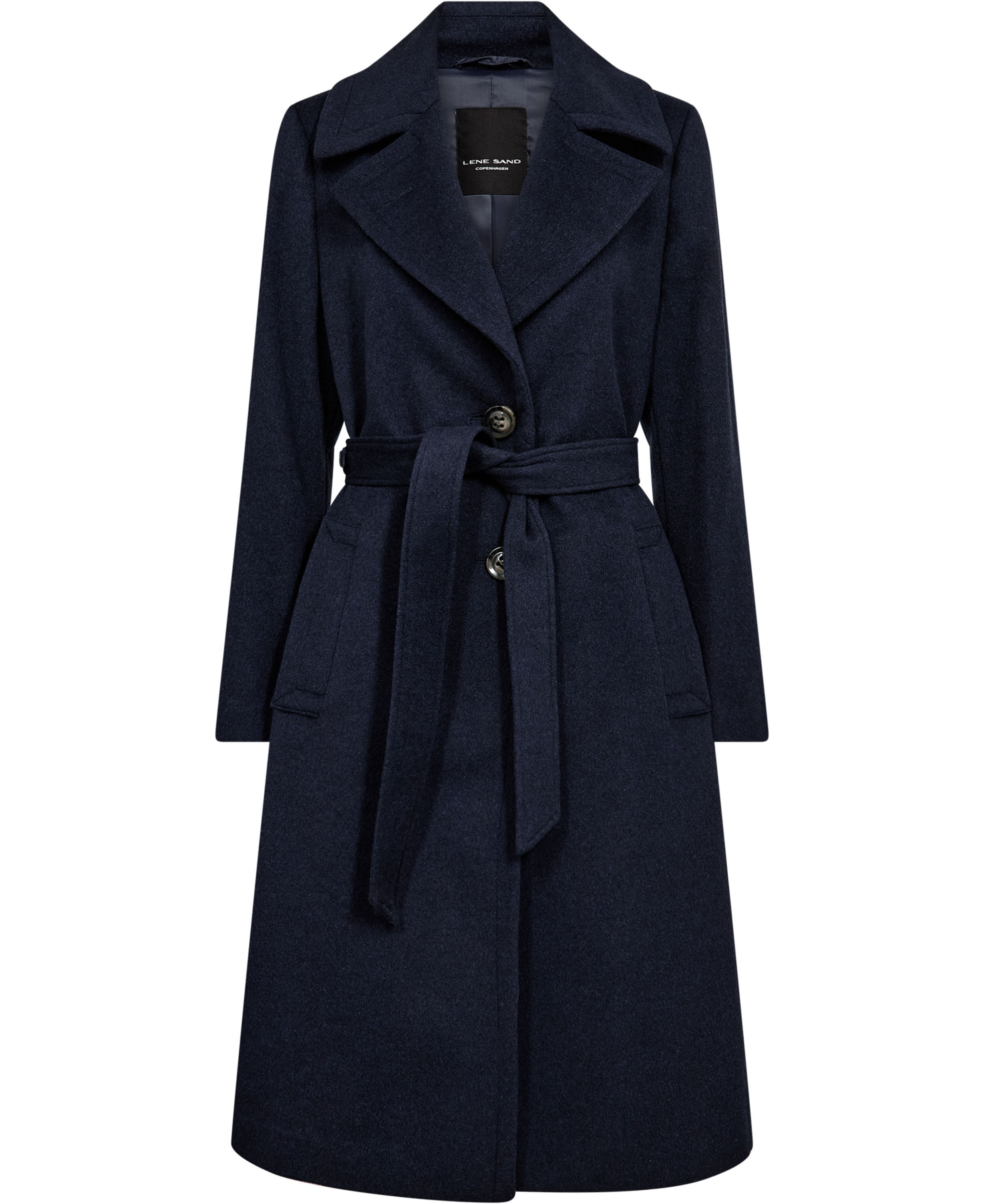 Cashmere Coat W - Clareta Belt Midi