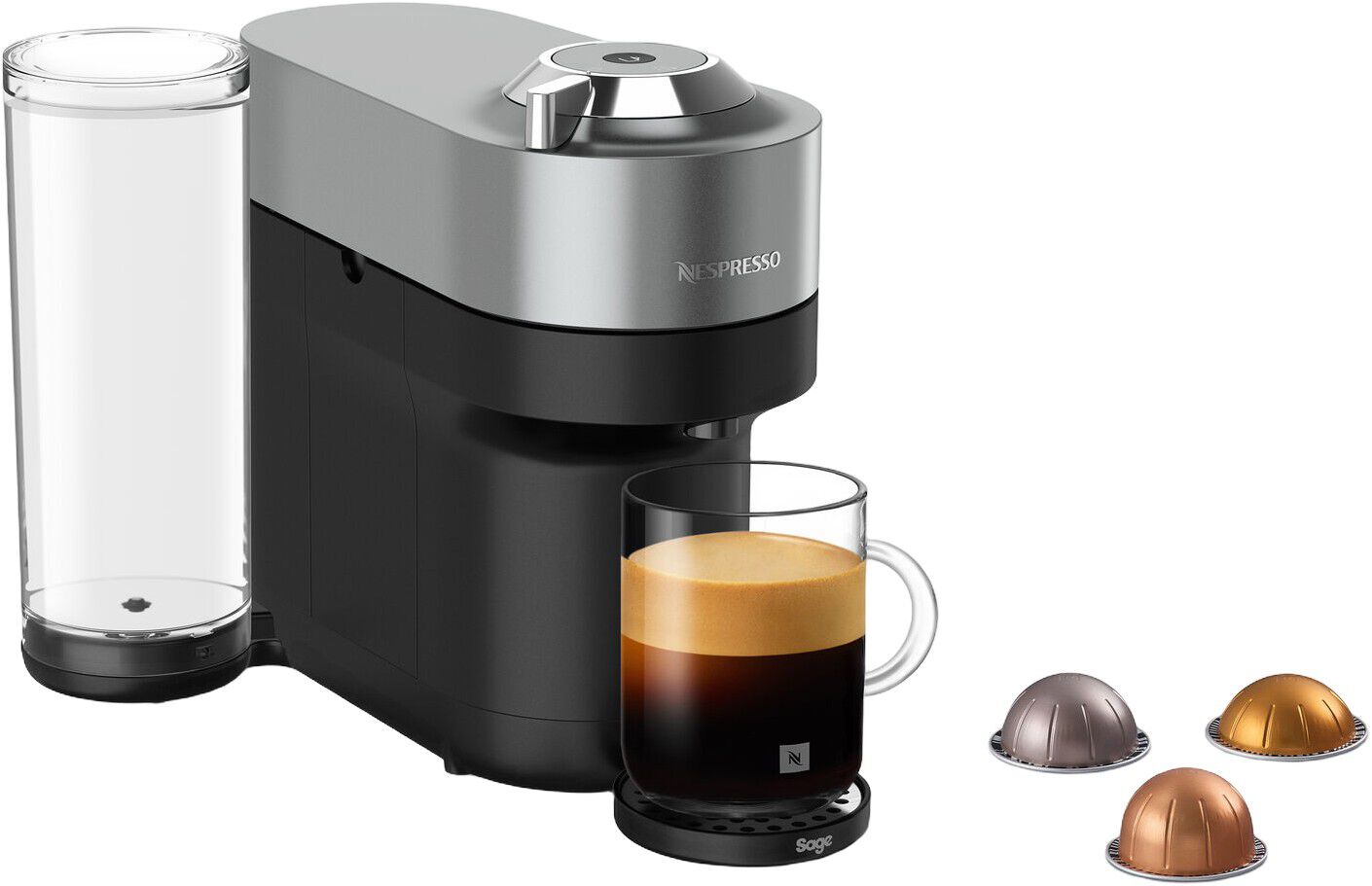 Sage SNV 125 TTN Nespresso Vertuo Pop+ Deluxe Capsule machin