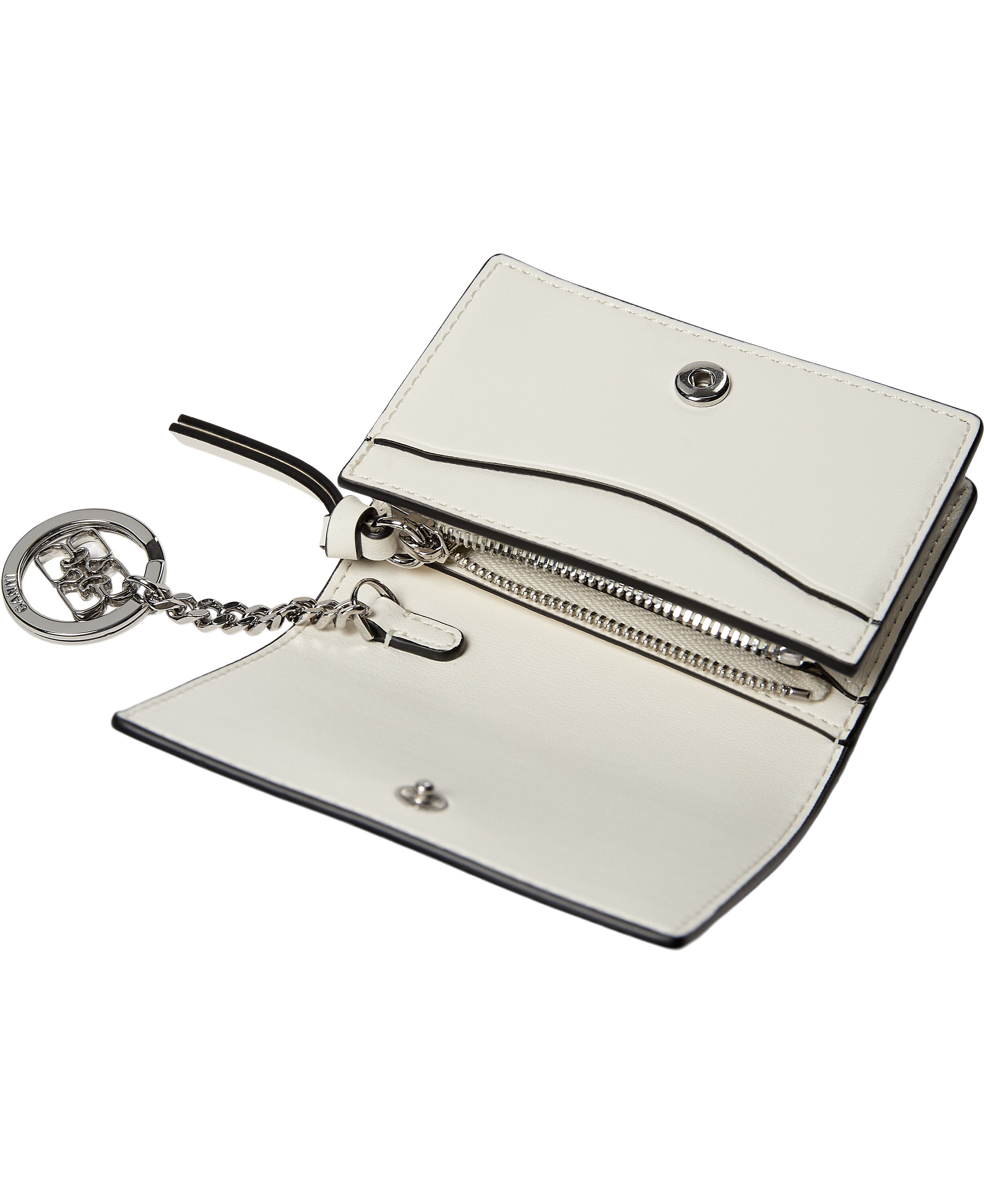 Ganni Card Holder With Flap Cat Sig