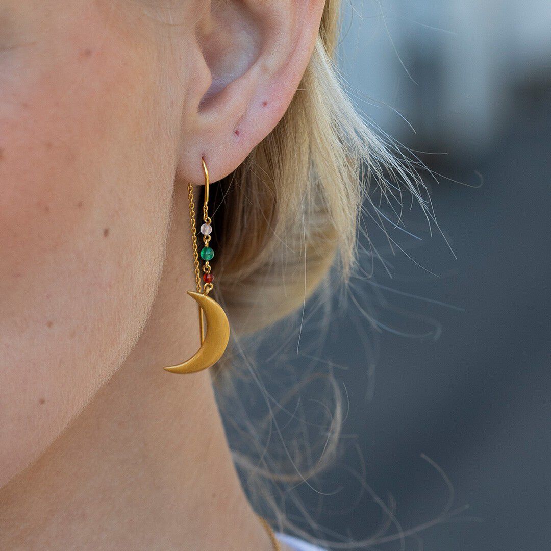 Summer Moon Earrings-GP